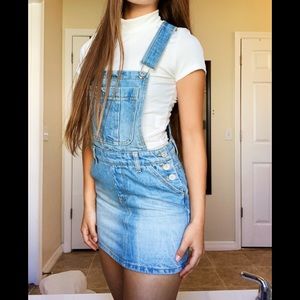Tinseltown Jean Overall Skirt